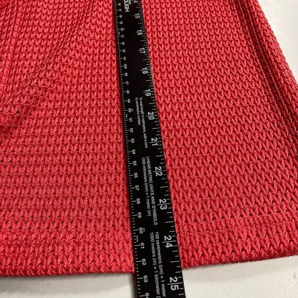 LADY DORBY, XLWomen’s Open-Weave, Orange Button Down‎ - Picture 7 of 7